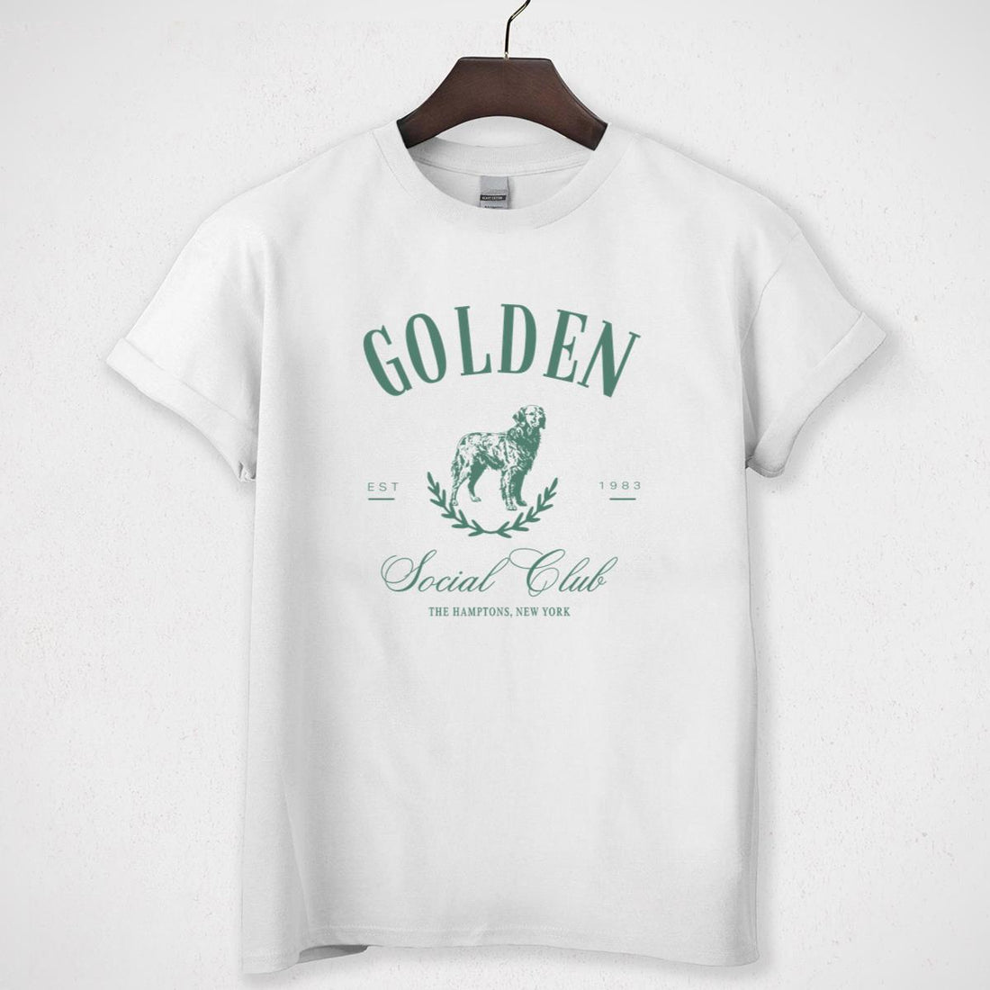 Golden Retriever Social Club Vintage Retro Dog Lover Unisex T-Shirt 