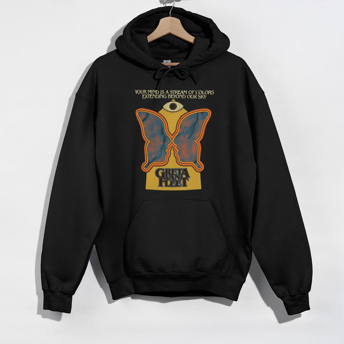Greta Van Fleet Vintage 2010s Rock Band Tour Official Fan Light My Love Lyric Black Unisex T-Shirt 