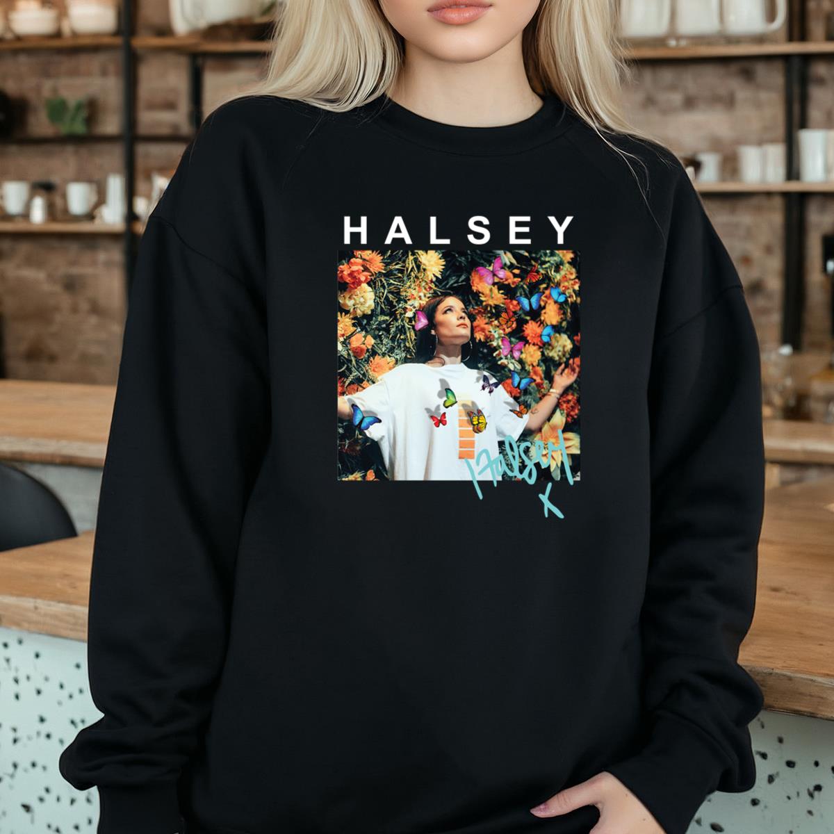 Halsey Love And Power Tour Official Fan Vintage 2022 Black Unisex T-Shirt 