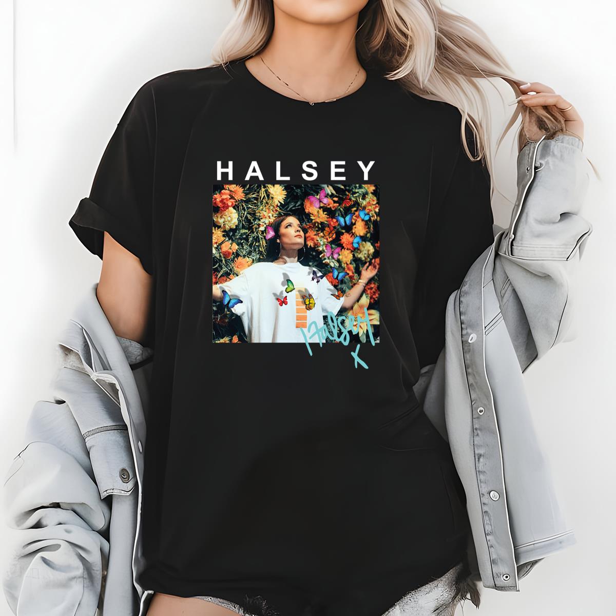 Halsey Love And Power Tour Official Fan Vintage 2022 Black Unisex T-Shirt 