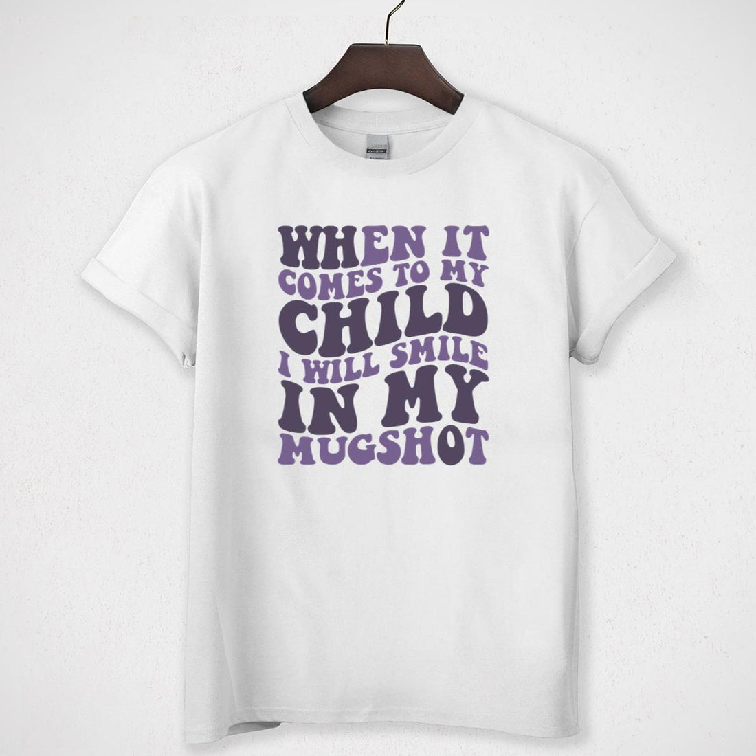 Sarcastic Mom Funny Mugshot Design Smile Sweatshirt Unisex 