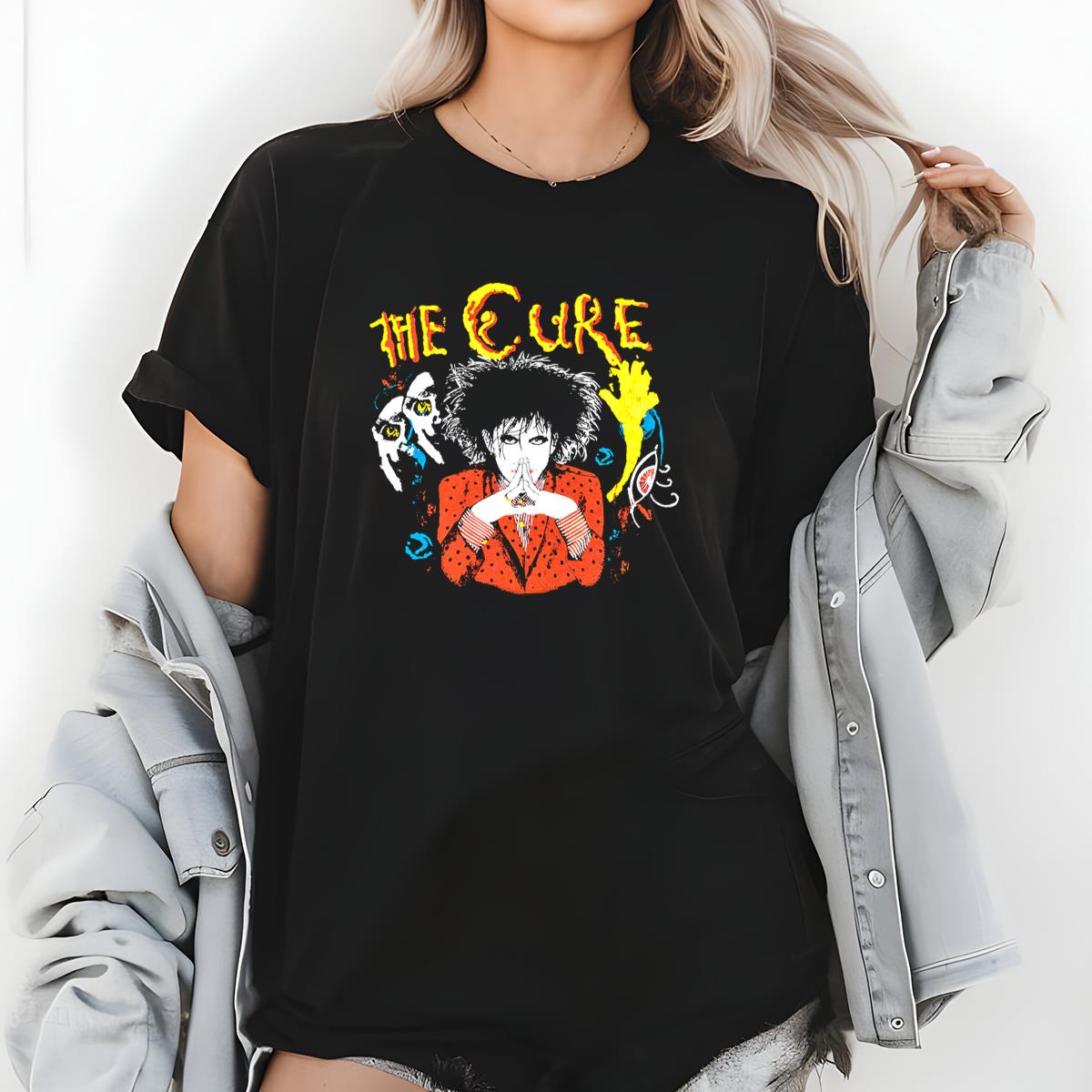 The Cure Vintage 80s Lovesong Official Fan Retro Black Unisex T-Shirt 