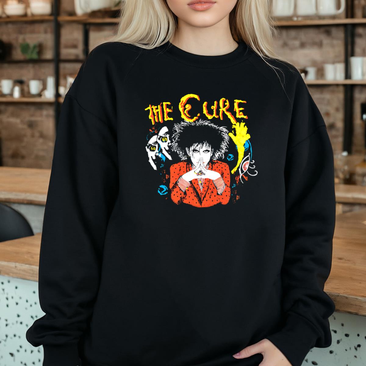 The Cure Vintage 80s Lovesong Official Fan Retro Black Unisex T-Shirt 