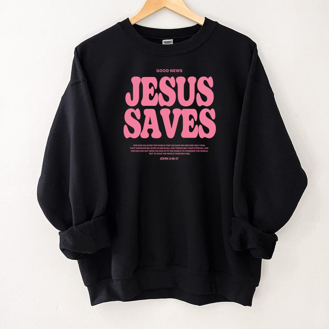 Trendy Christian Sweatshirt Jesus Apparel Christian Unisex Pullover 