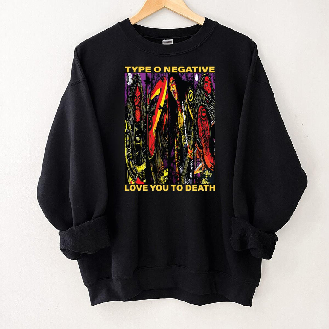 Type O Negative Vintage 90s Love You To Death Collector Comfort Black Unisex T-Shirt 