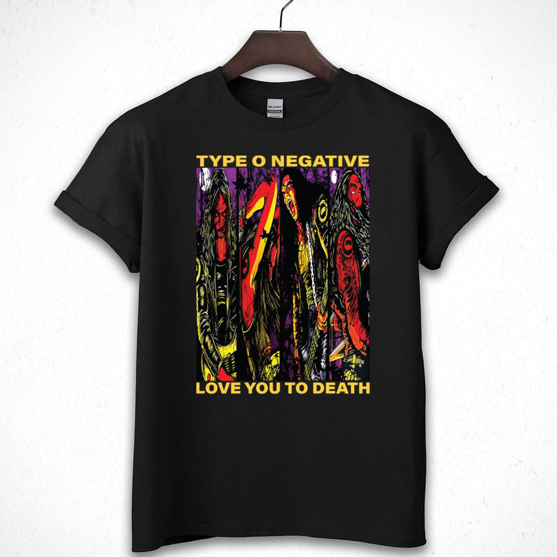 Type O Negative Vintage 90s Love You To Death Collector Comfort Black Unisex T-Shirt 
